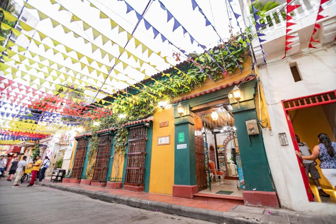 Hotel La Casona De Getsemani Картахена Экстерьер фото