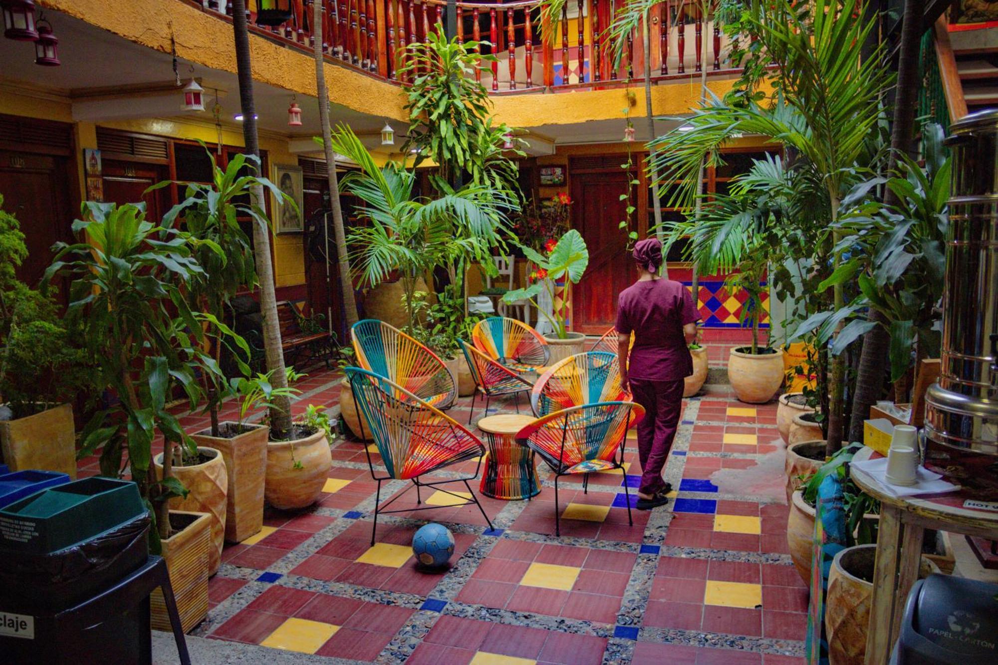 Hotel La Casona De Getsemani Картахена Экстерьер фото