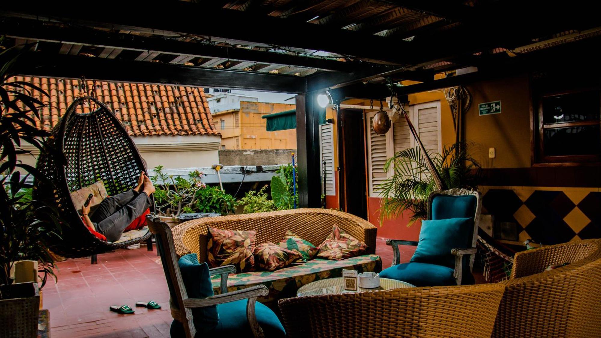 Hotel La Casona De Getsemani Картахена Экстерьер фото
